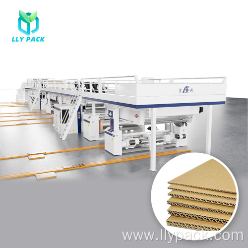 high speed 3 ply corrugated carton production line